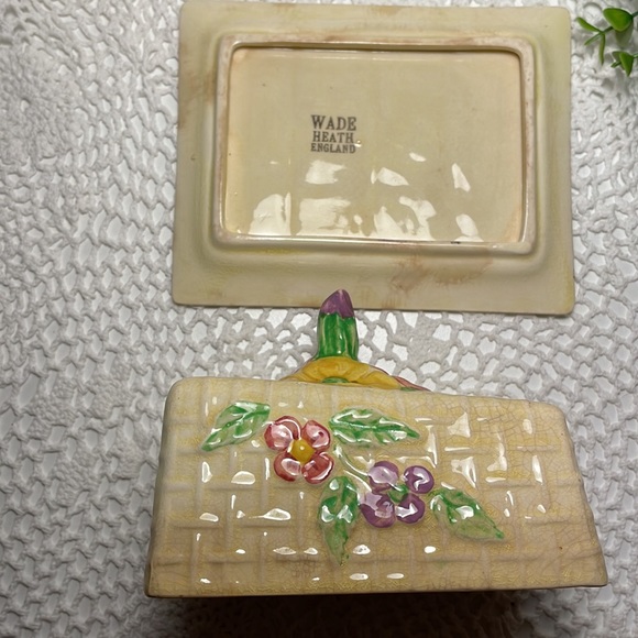 Vintage Wade Heath England butter dish - Picture 4 of 5